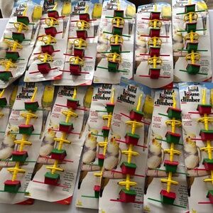 JW Pet Toy Activity Bird House Climbing 7 step Spinning Ladder LOT OF 13 Toys